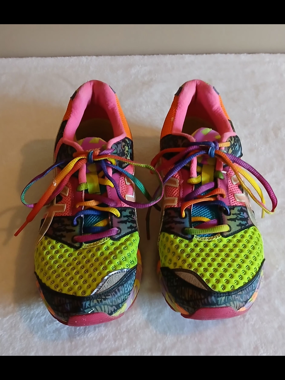 Asics Multi Colored Gel Noosa Tri 8 Running Shoes Womens Sz 8.5